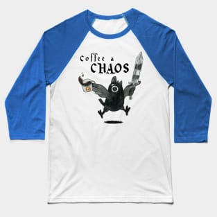 Coffee & Chaos Baseball T-Shirt